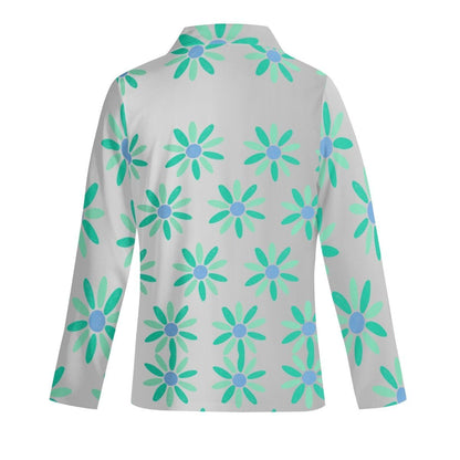 Comfy teal flowers PJ Set - Iron Phoenix GHG