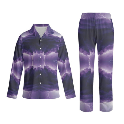 Comfy Purple block Pajama Set - Iron Phoenix GHG