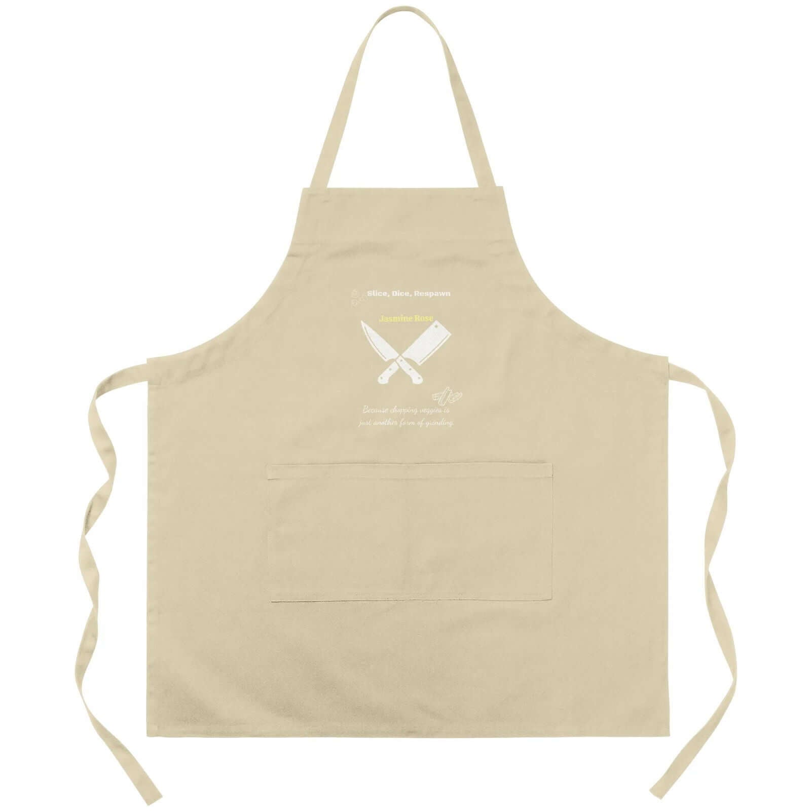 Personalized Gamer Chef Apron - Punny, Stylish, Durable Kitchen Essential - Iron Phoenix GHG