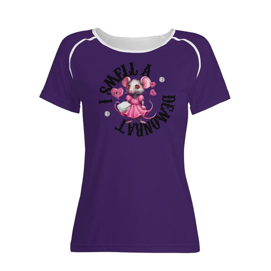 Demonrat Womens All-Over Print T-Shirt Cute and Adorable Choice for Your Wardrobe - Iron Phoenix GHG