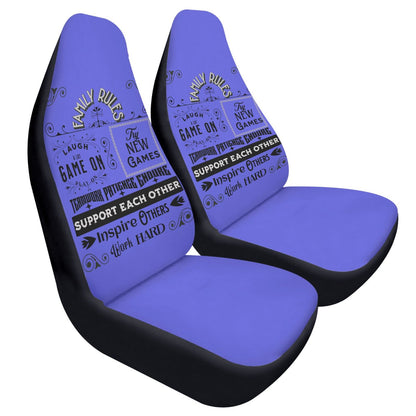 Embroidered Front Car Seat Covers - Iron Phoenix GHG