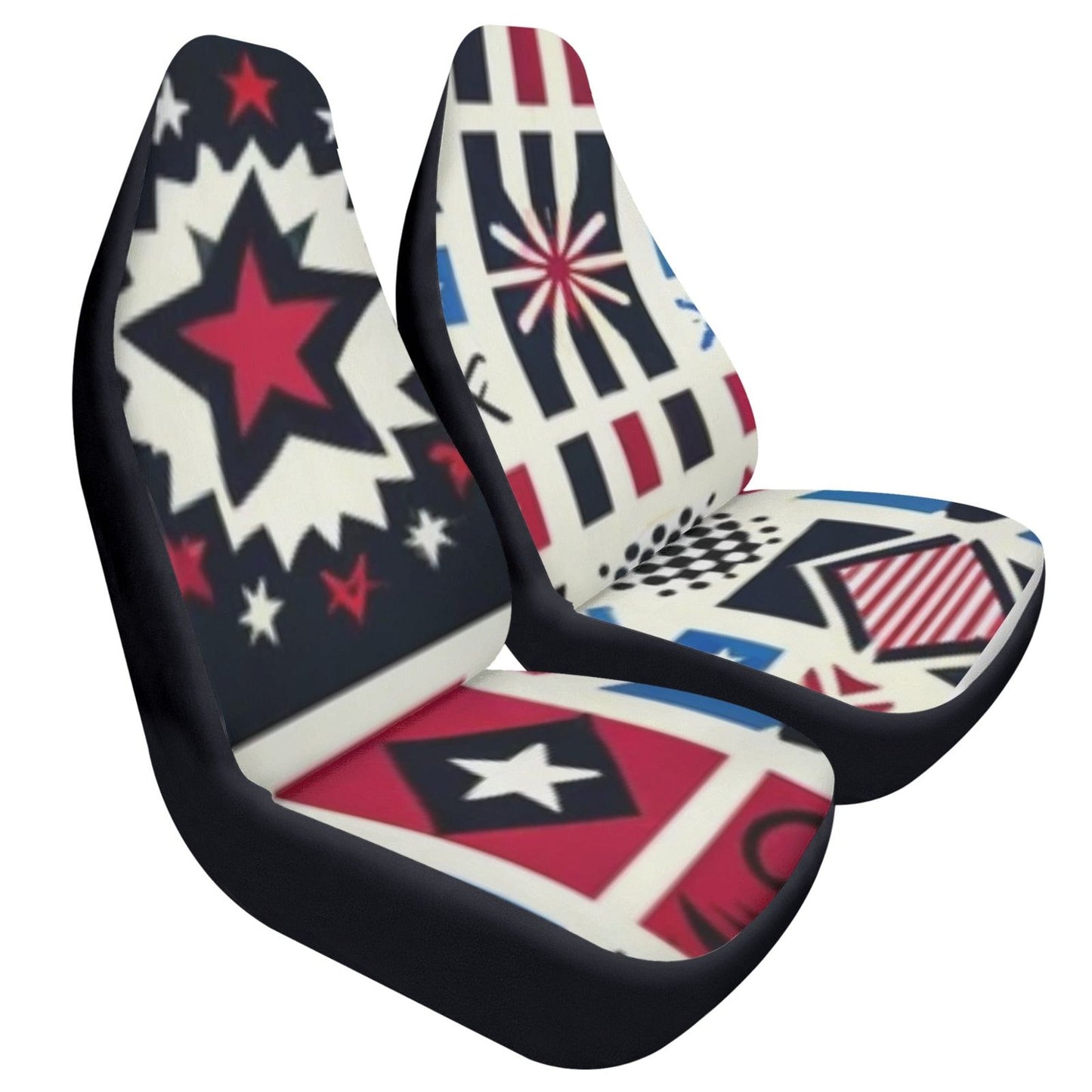 Embroidered Front Car Seat Covers - Iron Phoenix GHG