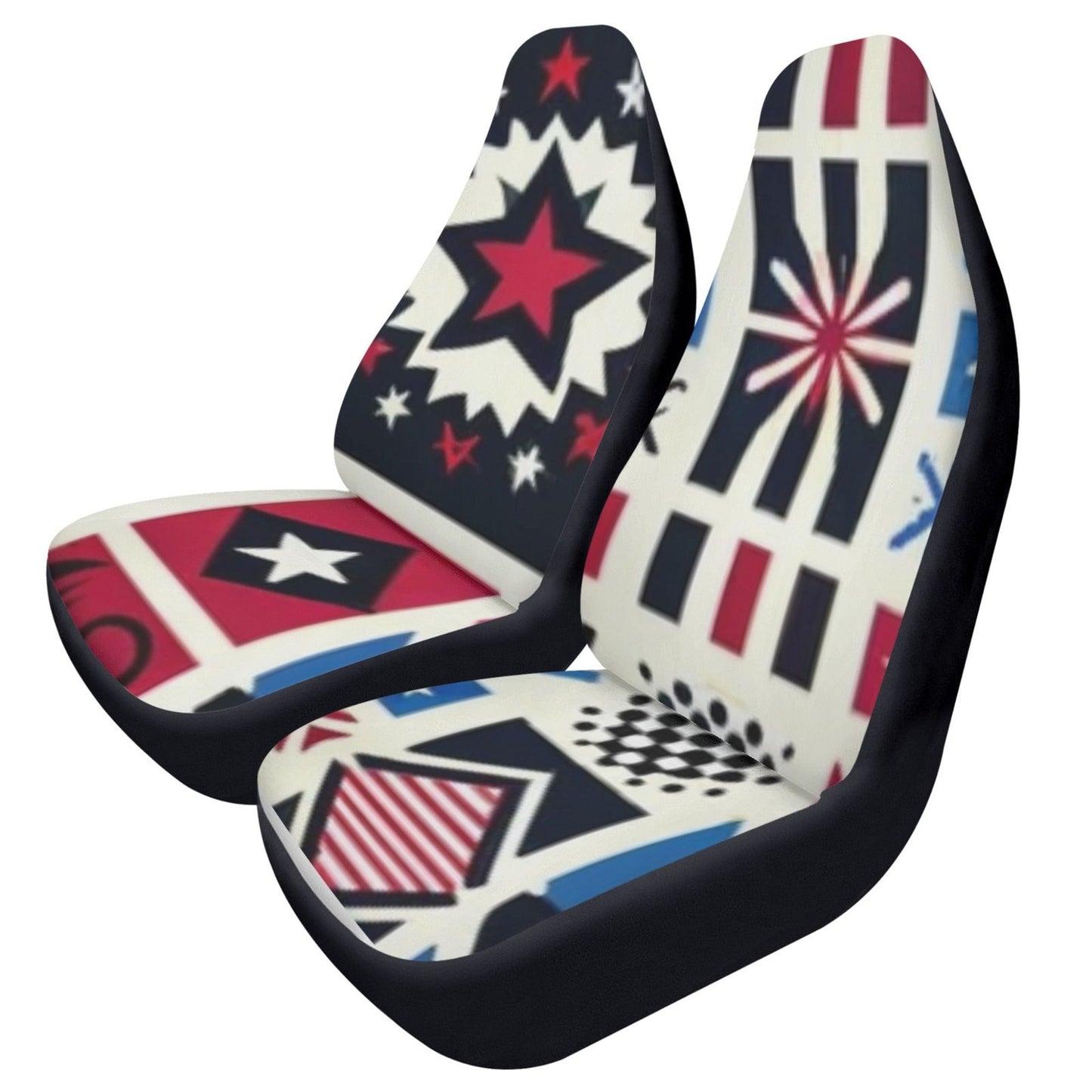 Embroidered Front Car Seat Covers - Iron Phoenix GHG