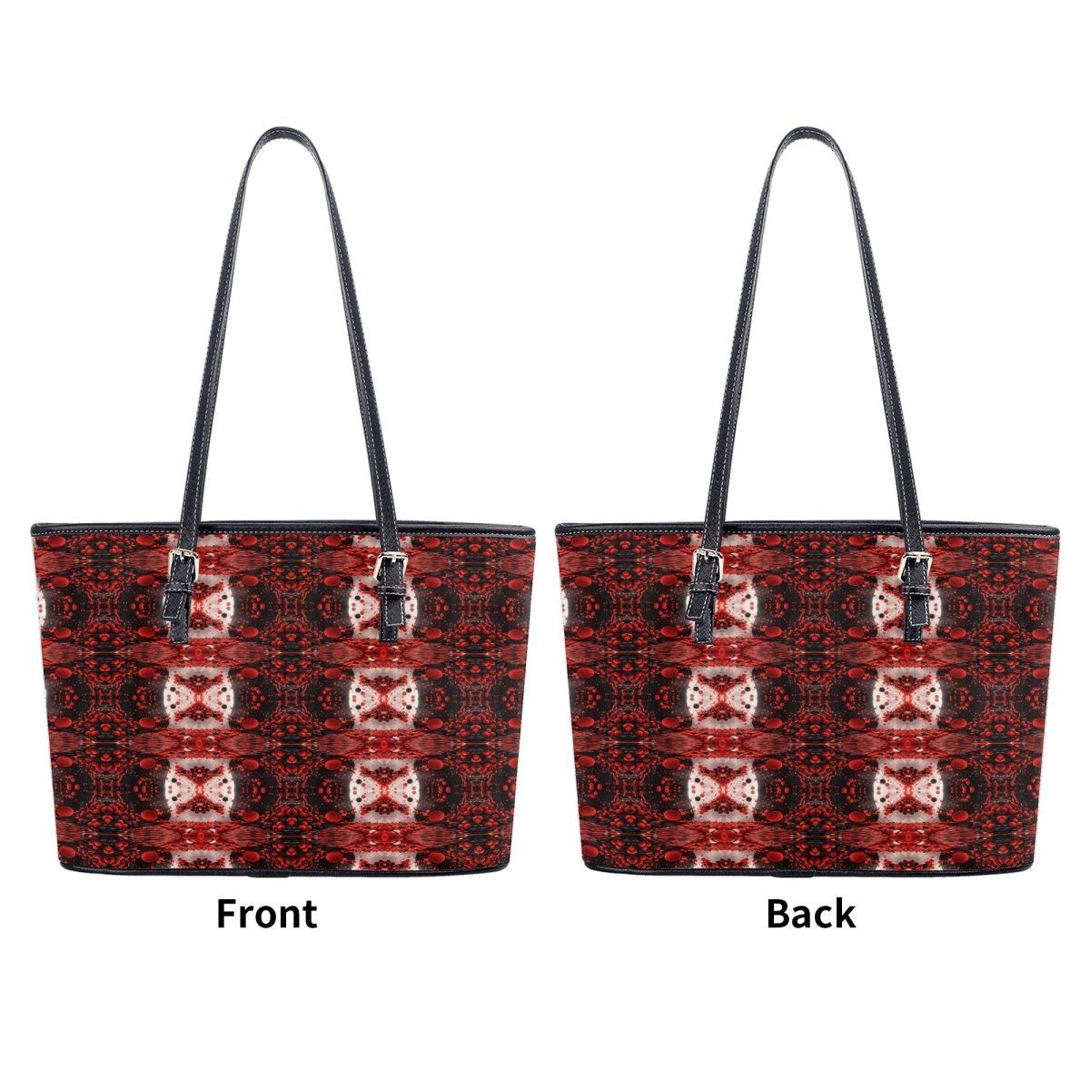 Fashion Red, Black and White Tote Bag - Iron Phoenix GHG