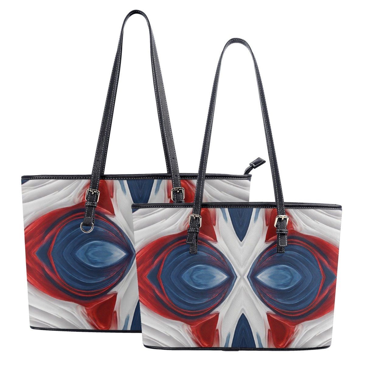 Fashion Red, White, and Blue Patriotic Tote Bag - Iron Phoenix GHG