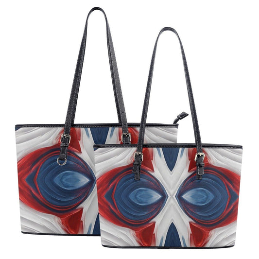 Fashion Red, White, and Blue Patriotic Tote Bag - Iron Phoenix GHG