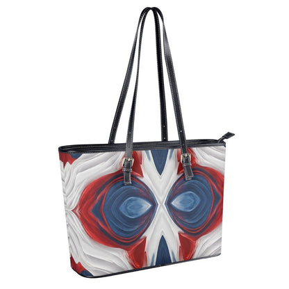 Fashion Red, White, and Blue Patriotic Tote Bag - Iron Phoenix GHG