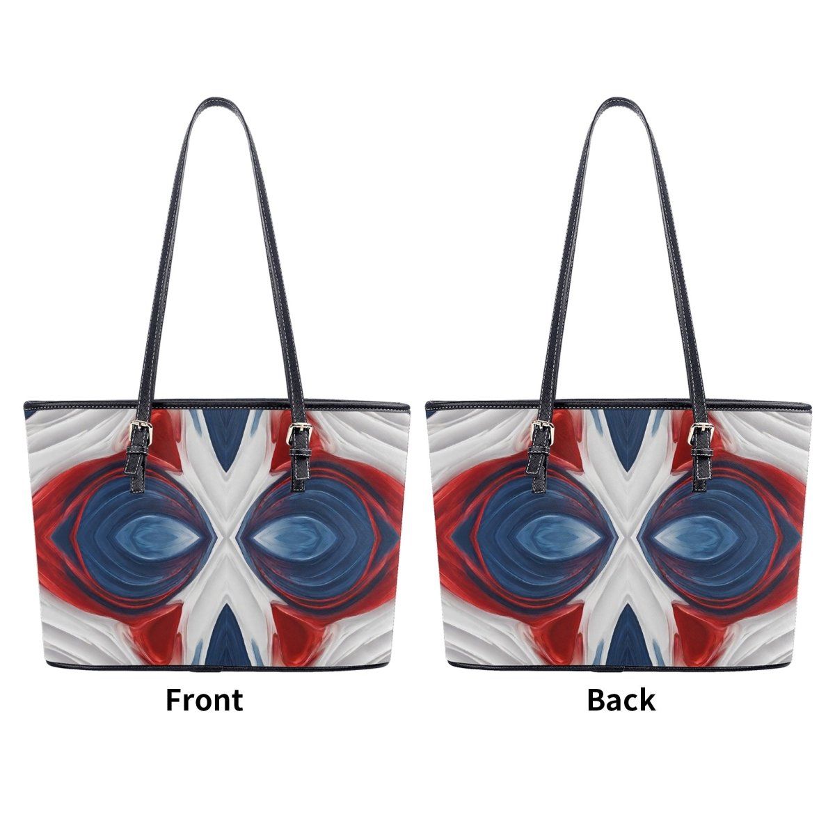 Fashion Red, White, and Blue Patriotic Tote Bag - Iron Phoenix GHG