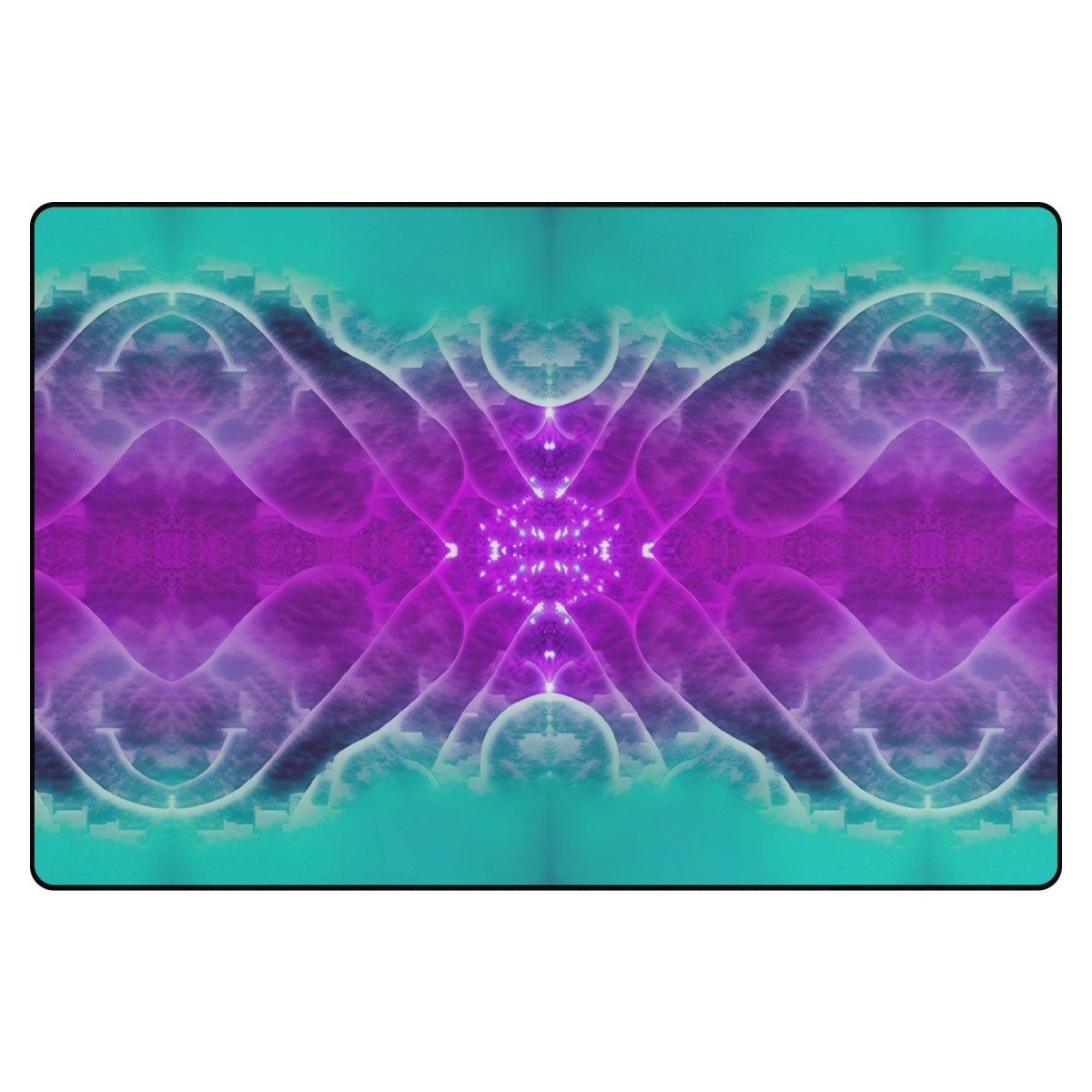 Galactic Radiance Nebula Area Rug - Iron Phoenix GHG