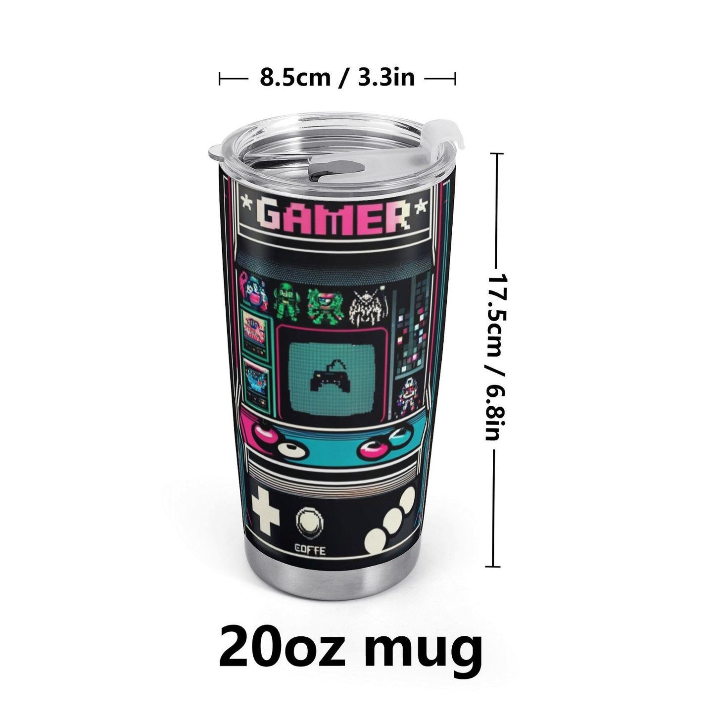 Gamer Inspired Car Cup  On-the-Go Gaming Fun - Iron Phoenix GHG