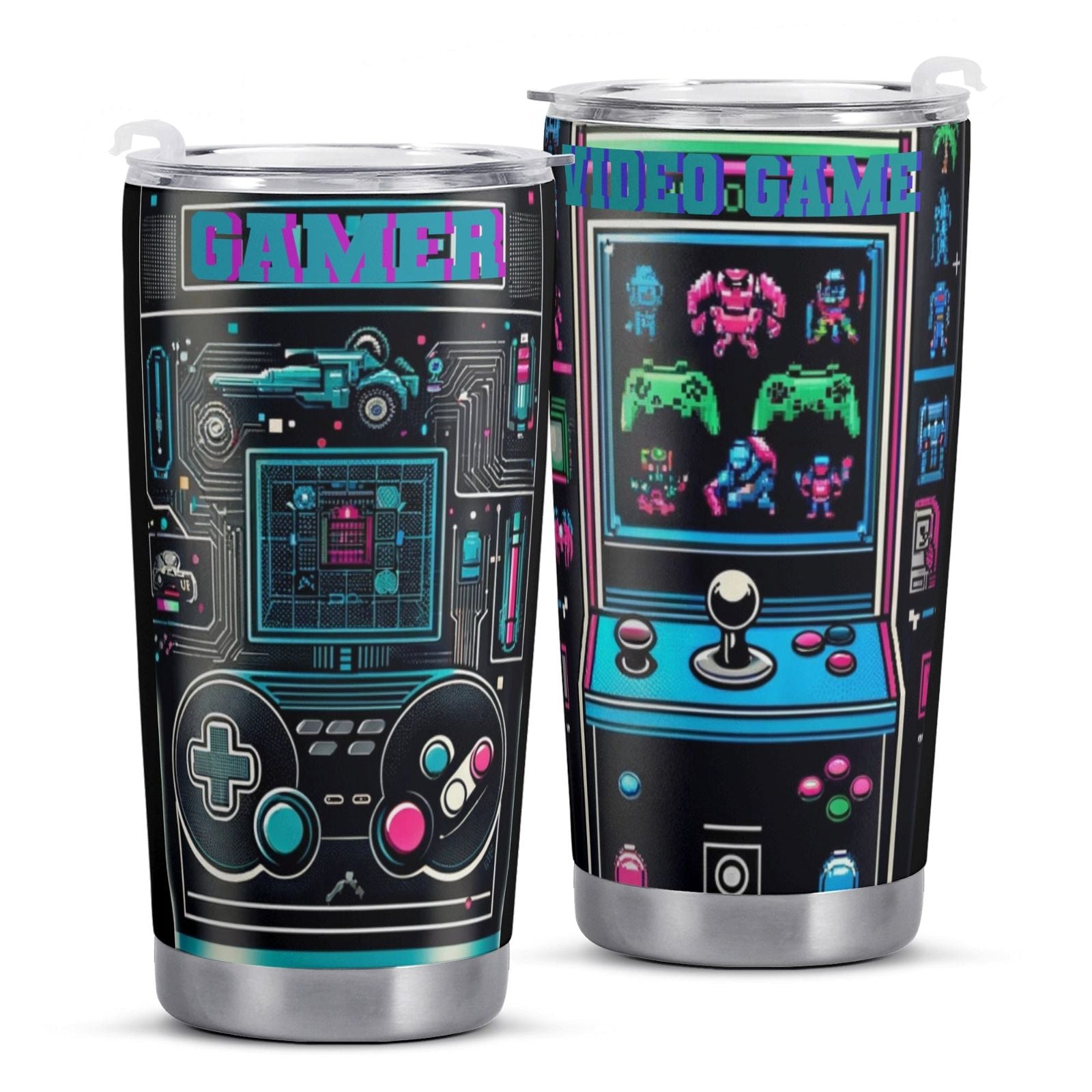 Gamer Inspired Car Cup  On-the-Go Gaming Fun - Iron Phoenix GHG