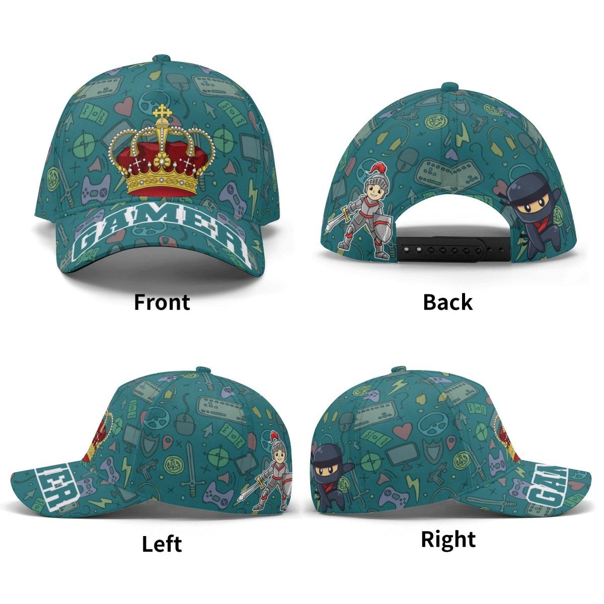 Gamer King Baseball Cap - Iron Phoenix GHG