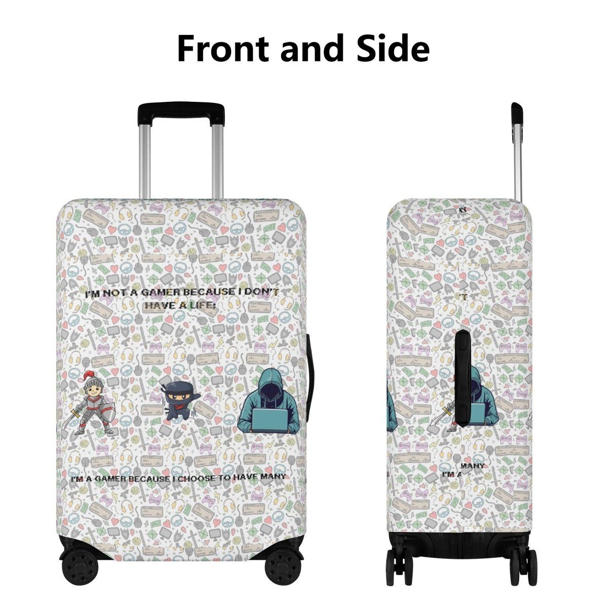 Gamer's Ultimate Travel Companion Luggage Cover - Iron Phoenix GHG