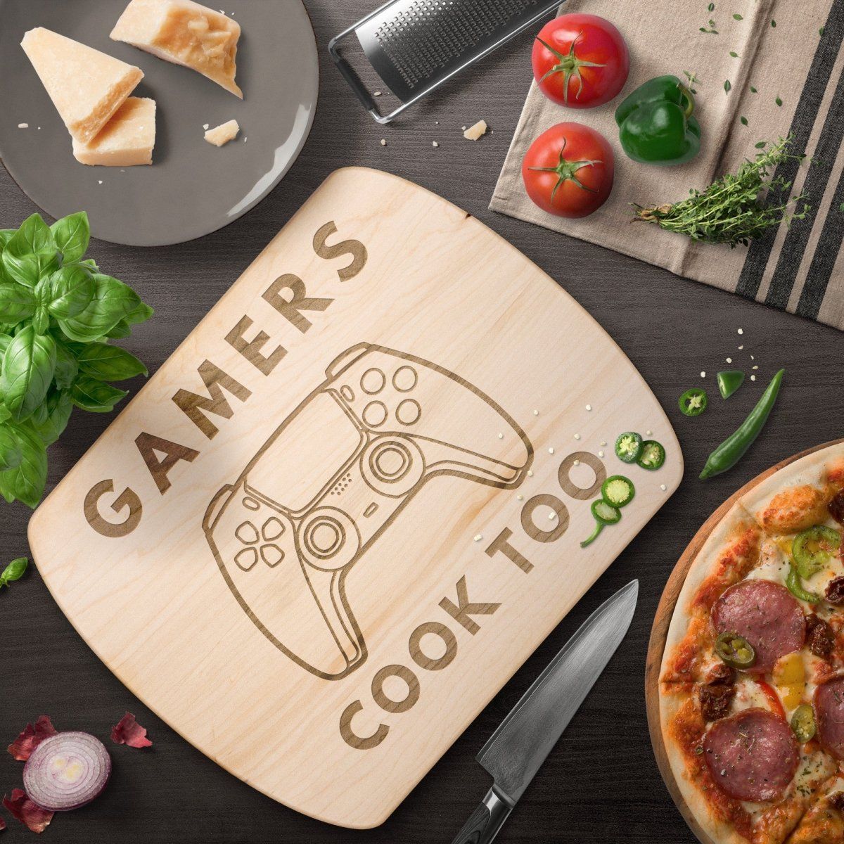 Gamer's Chef cutting board - Iron Phoenix GHG