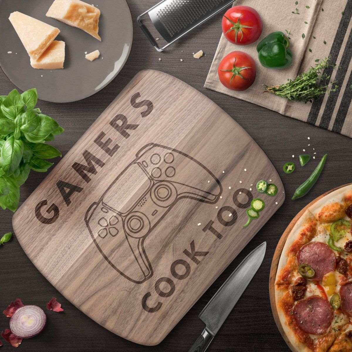 Gamer's Chef cutting board - Iron Phoenix GHG
