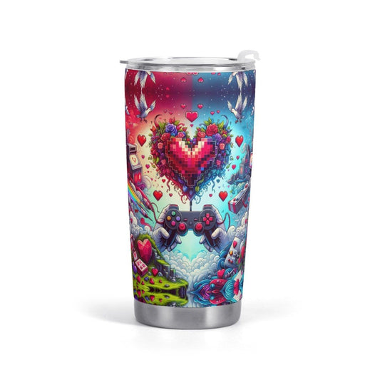Gaming All-Over Print Car Cup - Ultimate Gaming On-the-Go Experience - Iron Phoenix GHG