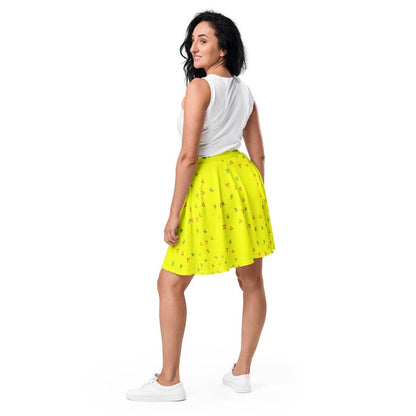 Golden Leaf Breeze Skater Skirt - Iron Phoenix GHG