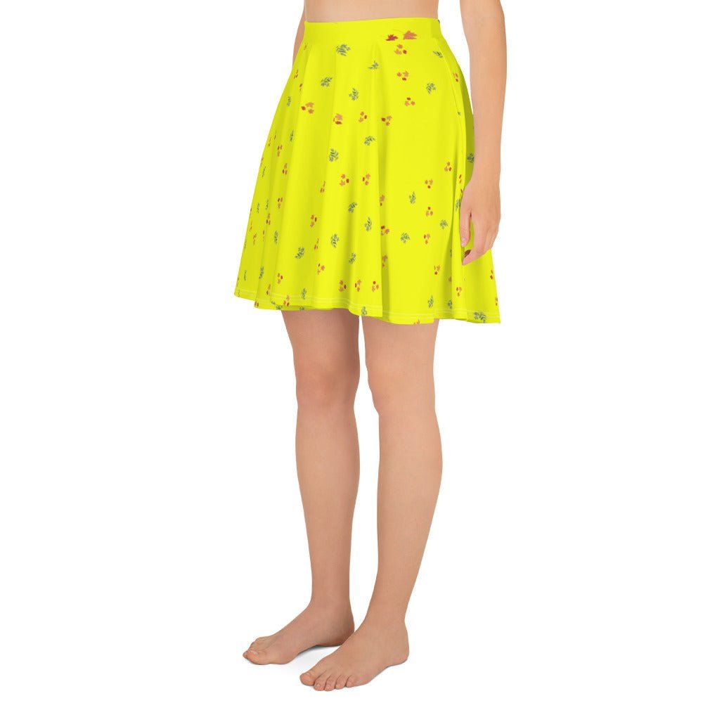 Golden Leaf Breeze Skater Skirt - Iron Phoenix GHG