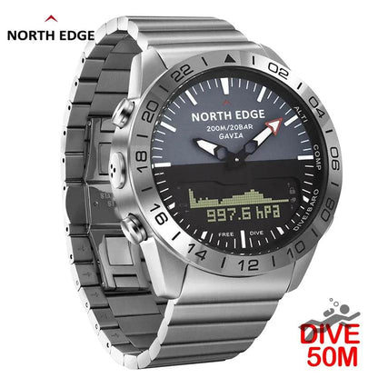 NORTH EDGE Gavia 2 Dive Watch Iron Phoenix GHG 2025 - Iron Phoenix GHG