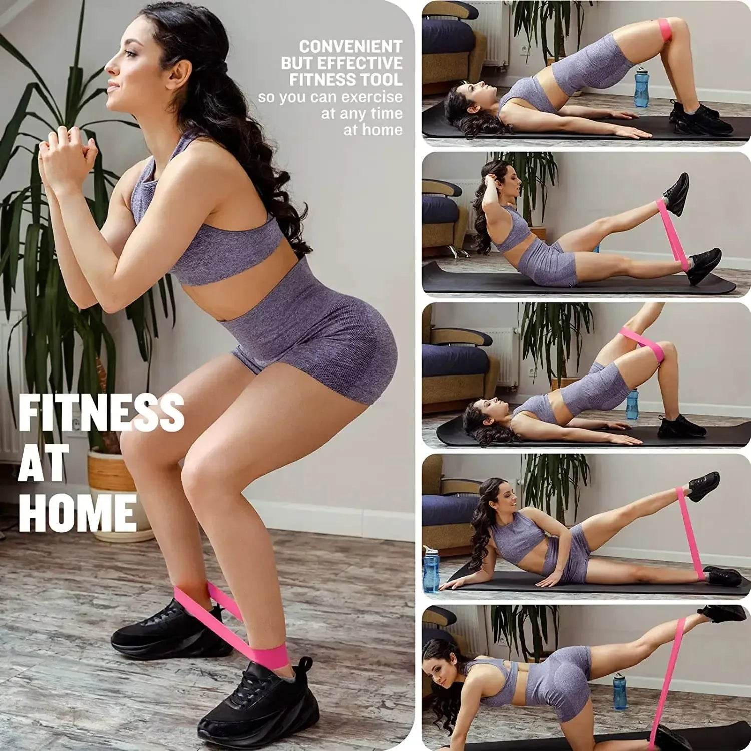 Resistance Band Set 5 Levels (by FitFlex) Eco 2025 - Iron Phoenix GHG