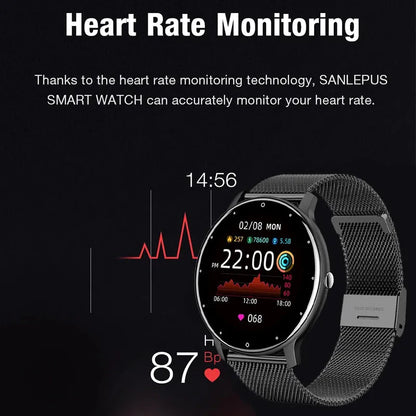 Smart Watch - Eco LIGE 2025 1.28" IP67 Fitness - Iron Phoenix GHG