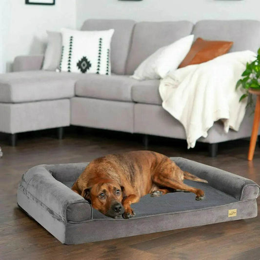 Orthopedic Dog Bed with Bolster - Iron Phoenix GHG 2025 - Iron Phoenix GHG