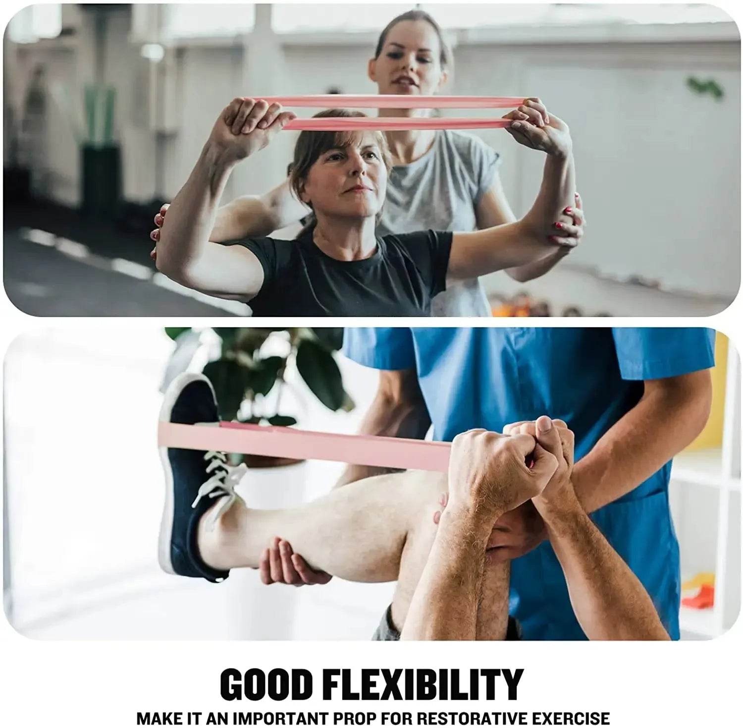 Resistance Band Set 5 Levels (by FitFlex) Eco 2025 - Iron Phoenix GHG