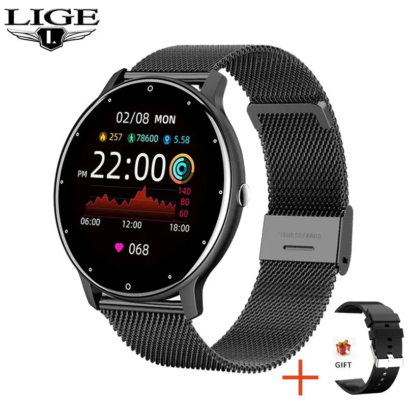 Smart Watch - Eco LIGE 2025 1.28" IP67 Fitness - Iron Phoenix GHG