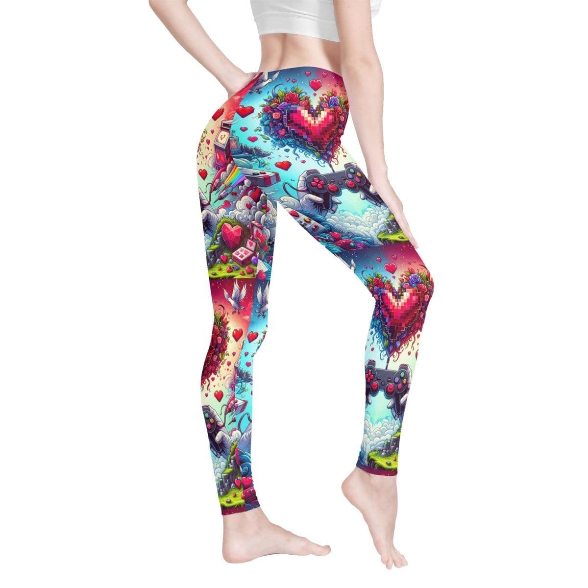 Women's Love of Gaming Soft Legging - Iron Phoenix GHG