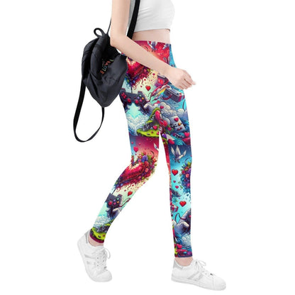 Women's Love of Gaming Soft Legging - Iron Phoenix GHG