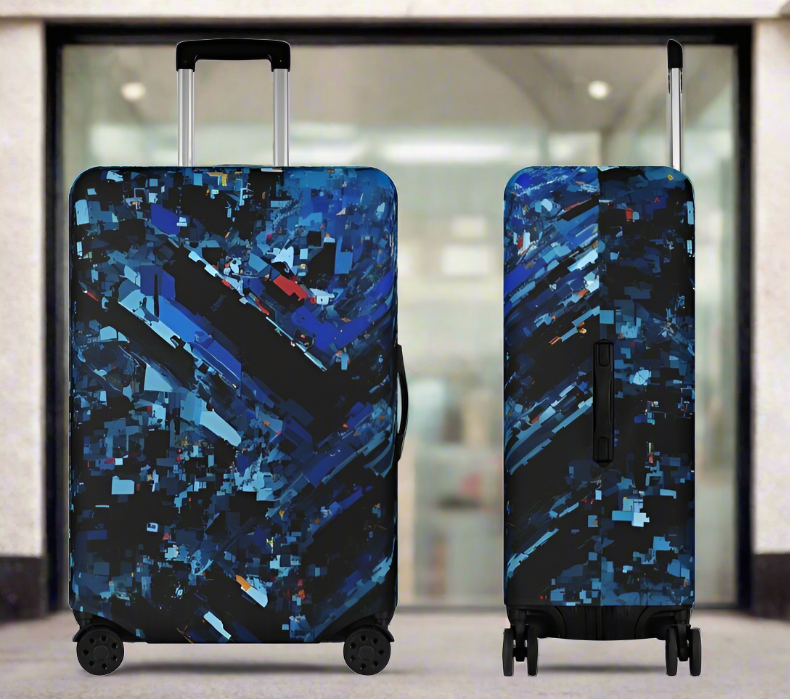 Luggage Cover | suitcase cover Adventure-Ready Cave Crystal - Iron Phoenix GHG