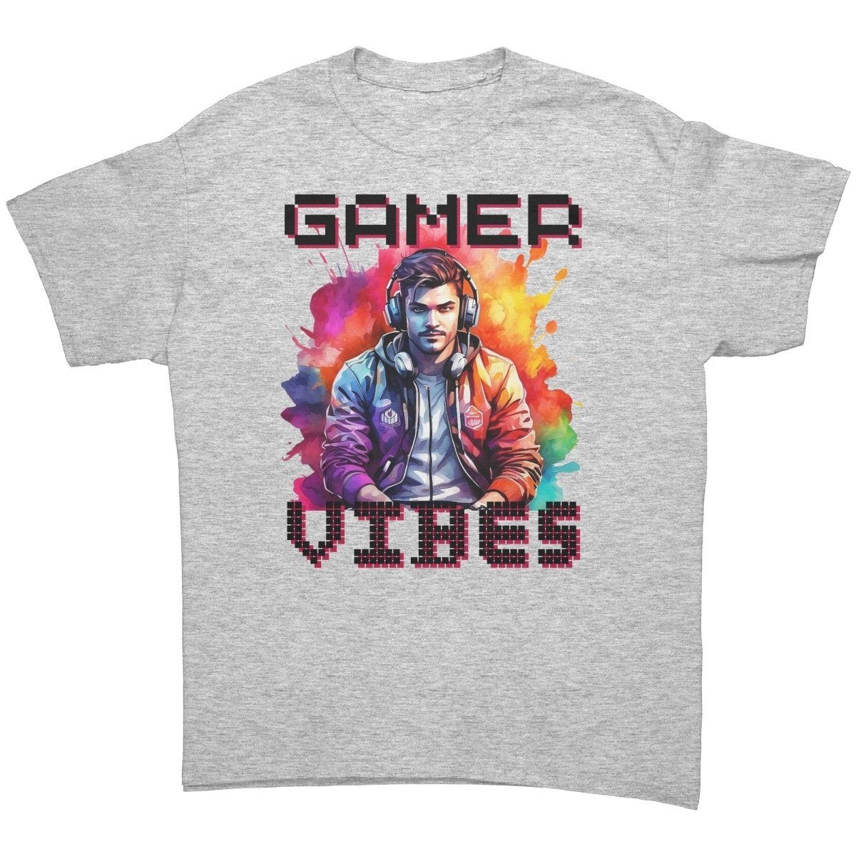 Men's Gamer Vibes T-Shirt: - Iron Phoenix GHG