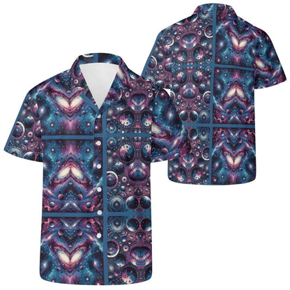 Men's All Over Print Casual Hawaiian Shirt - Iron Phoenix GHG