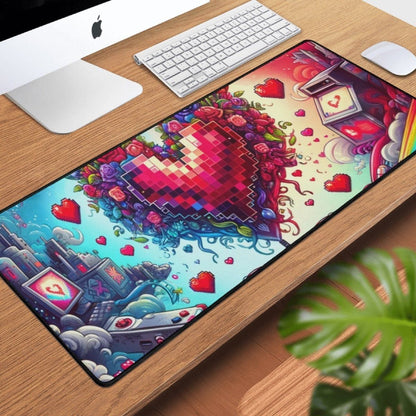 Our Love-Inspired Gaming Desk Mat:  Enhance Your Gaming Setup - Iron Phoenix GHG