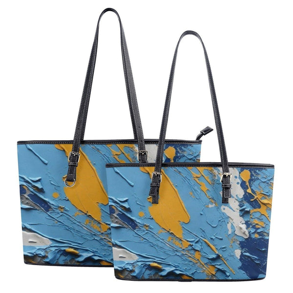 Paint splatter Fashion Tote Bags - Iron Phoenix GHG