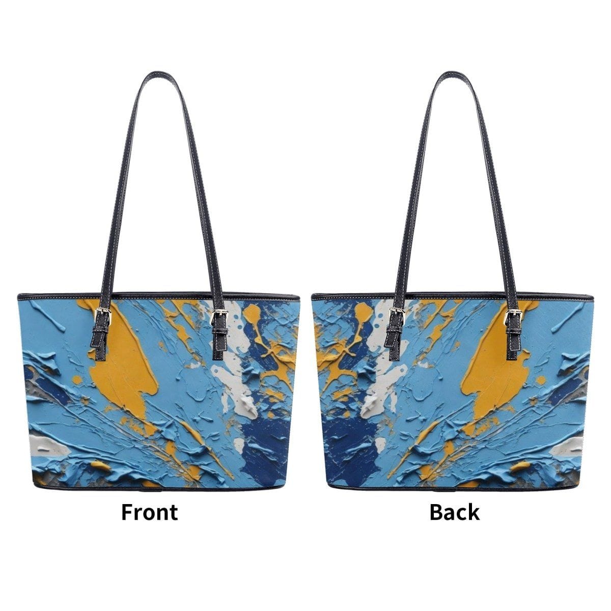 Paint splatter Fashion Tote Bags - Iron Phoenix GHG