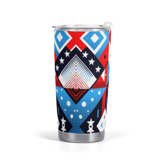 Patriotic Car Cup with All Over Printing - Show Your American Pride - Iron Phoenix GHG