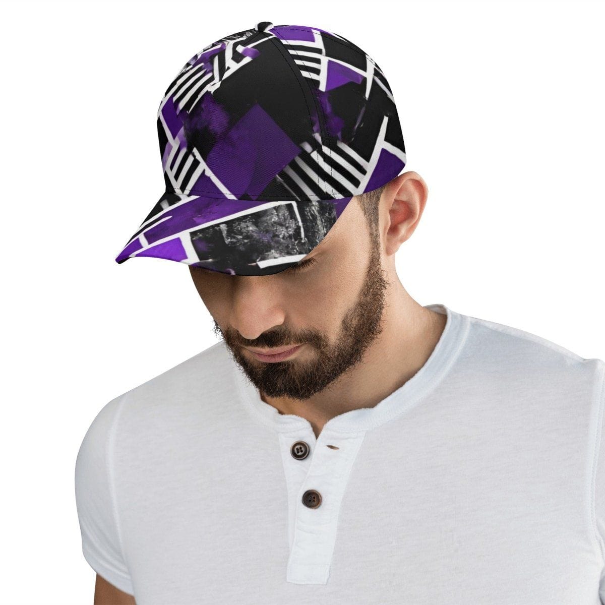 Purple All-over Print Baseball Cap - Iron Phoenix GHG