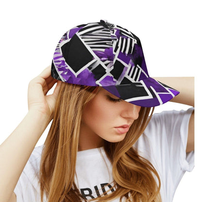 Purple All-over Print Baseball Cap - Iron Phoenix GHG