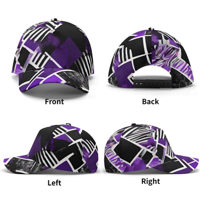 Purple All-over Print Baseball Cap - Iron Phoenix GHG