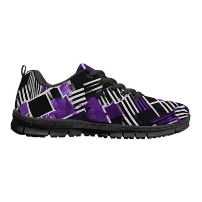 Purple and Black Men's Running Shoes - Iron Phoenix GHG