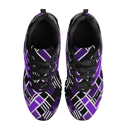 Purple and Black Men's Running Shoes - Iron Phoenix GHG