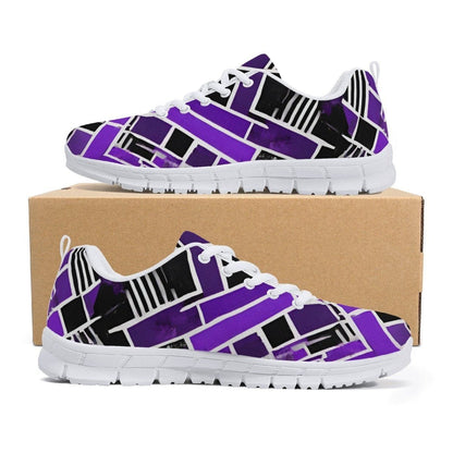 Purple and Black Men's Running Shoes - Iron Phoenix GHG