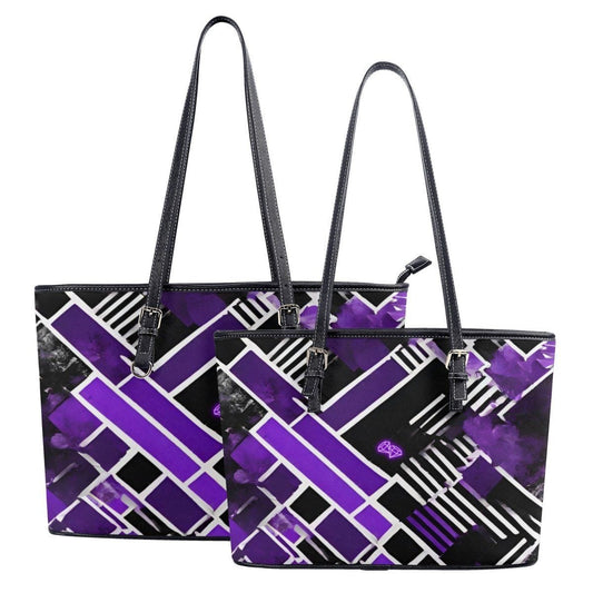 Purple and Black Tote Bag - Iron Phoenix GHG