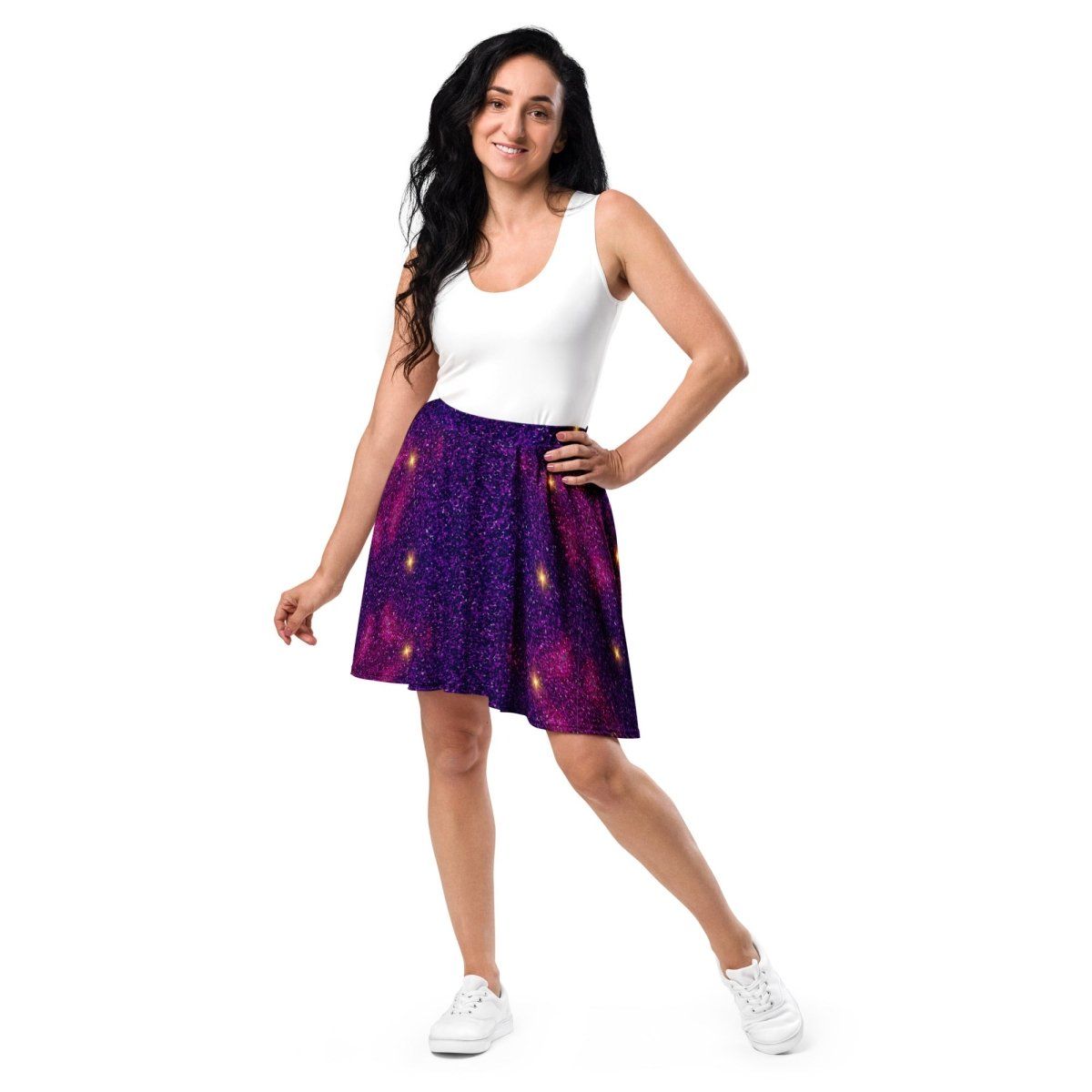 Purple simmer Skater Skirt - Iron Phoenix GHG