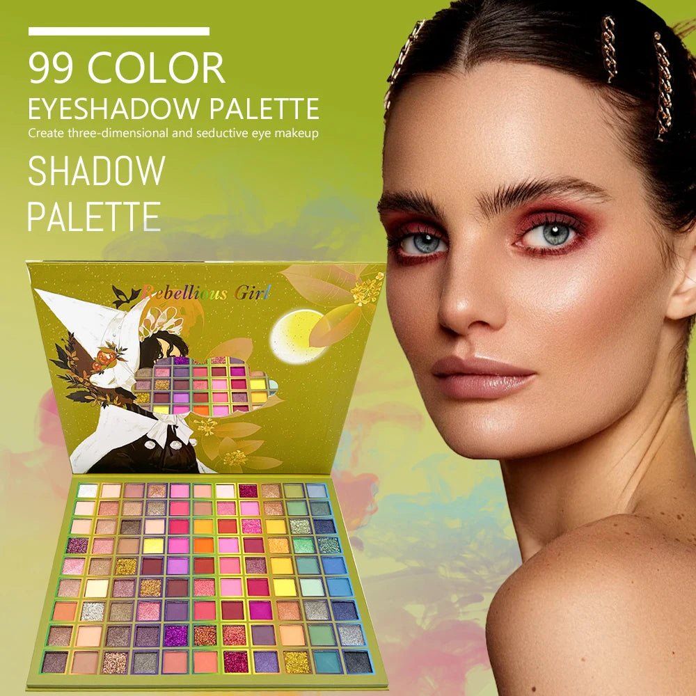 Rainbow Eye Makeup Palette - Matte Long-Lasting  Perfect Cosmetic Gift - Iron Phoenix GHG