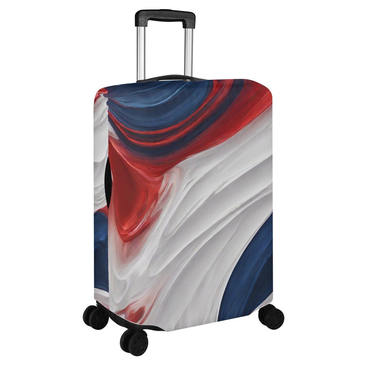 Red White Blue Luggage Cover - Protect Your Suitcase in Patriotic Style - Iron Phoenix GHG