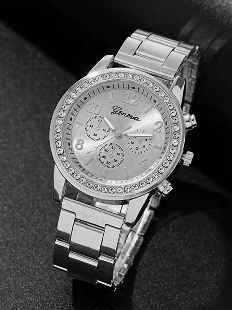 Fashionable CZ Watch Set Iron Phoenix GHG 2025 - Iron Phoenix GHG