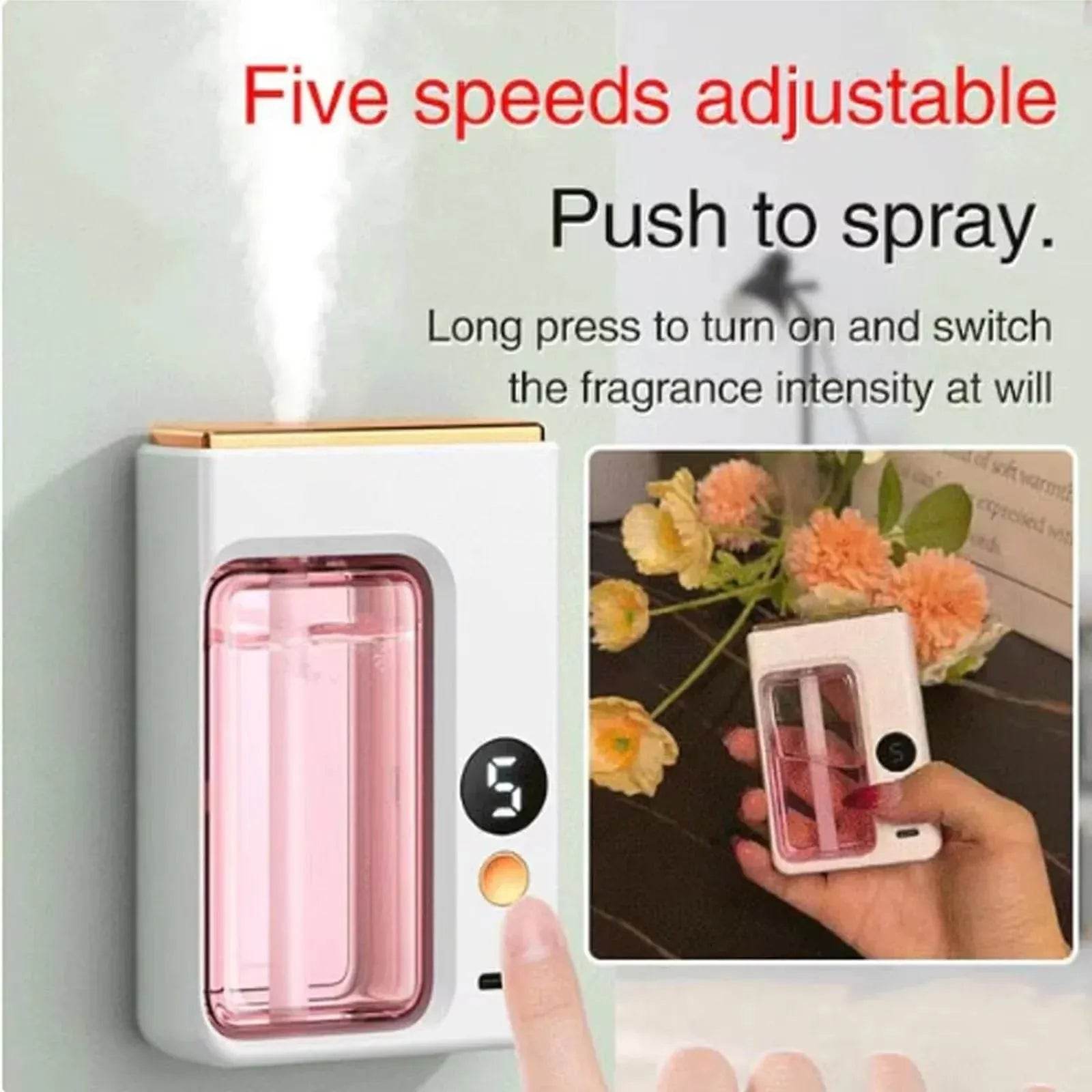 Automatic Aromatherapy Diffuser – USB-C Rechargeable, 1500mAh, 80㎡ - Iron Phoenix GHG