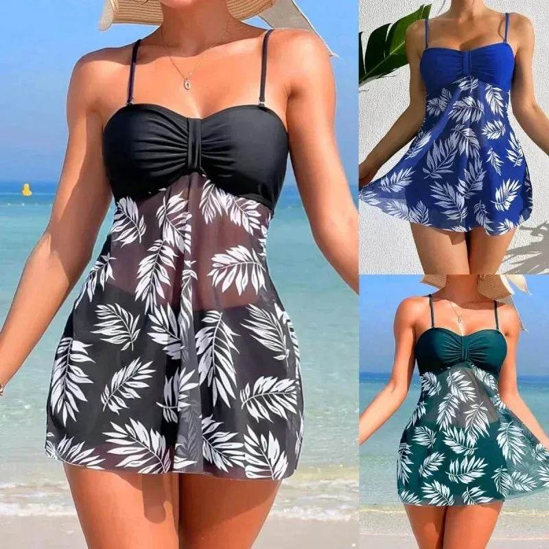 Summer Split Swimsuit Short Dress Iron Phoenix GHG 2025 - Iron Phoenix GHG